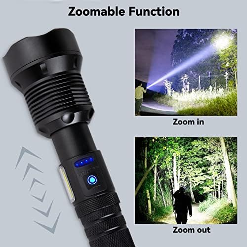 Bright Waterproof Rechargeable Flashlight for Emergencies