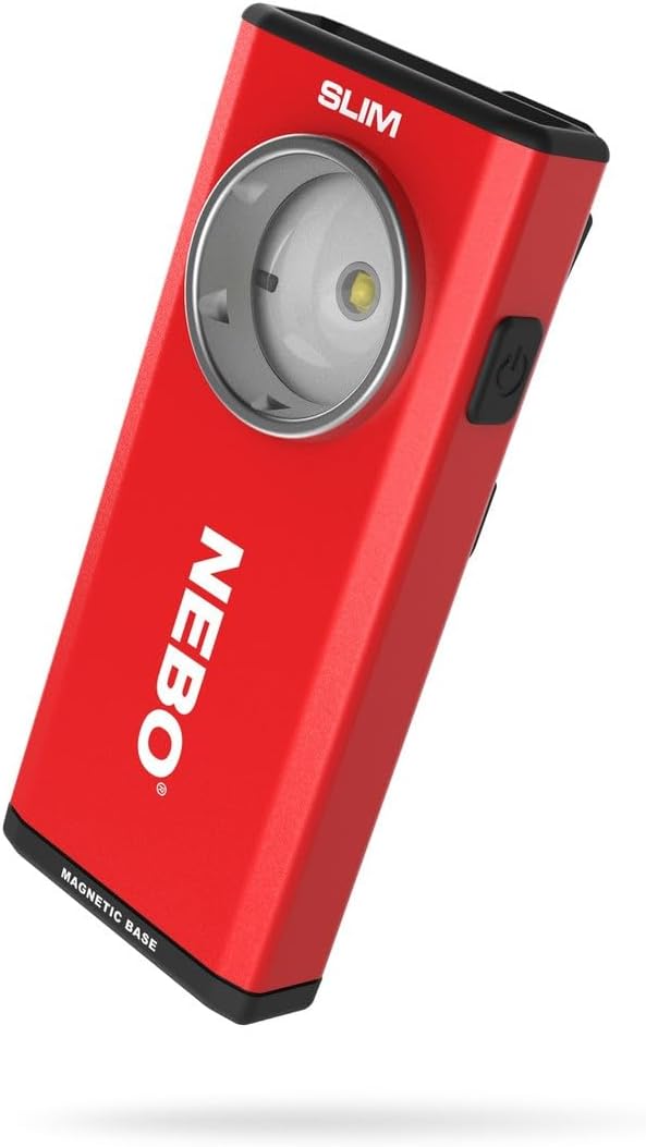 NEBO Slim Work Light USB Rechargeable BrightPocket Light with Clip