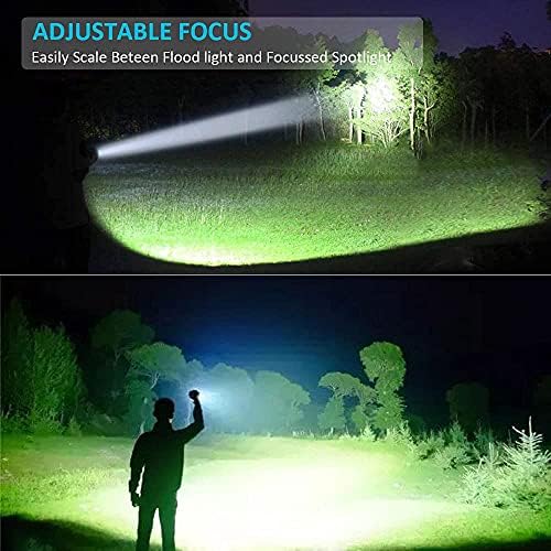 Hoxida Rechargeable LED Flashlight - Waterproof Magnetic Best for Camping