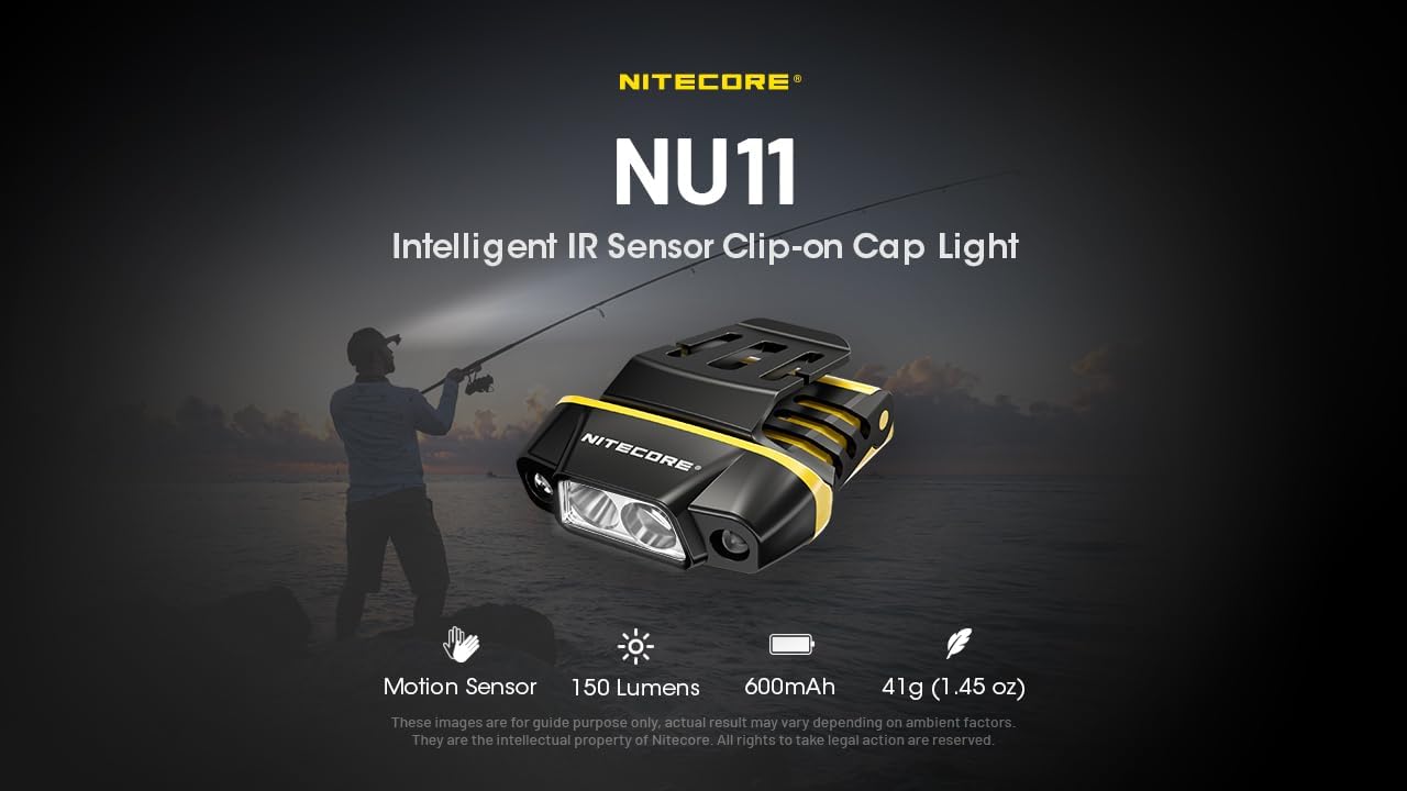 Nitecore NU11 Clip-On Cap Light Headlamp