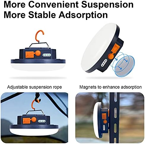 IPX4 Waterproof 4000LM Rechargeable LED Camping Lantern