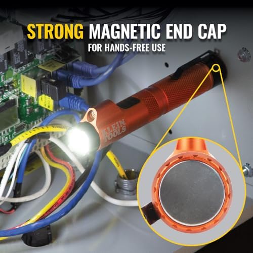 Handheld Rechargeable Magnetic LED Flashlight with 350 Lumen Spotlight