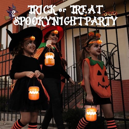 Halloween LED Lantern Headlamp Set with Motion Sensors