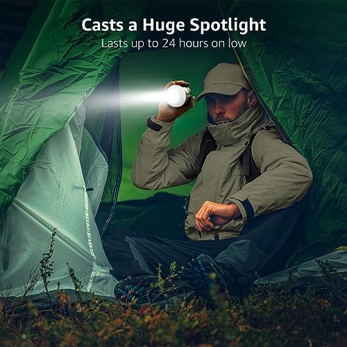 Enhanced LED Camping Lantern - Rechargeable 5 Light Modes