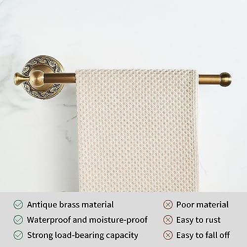 Heavy Duty Towel Bar Rustproof Brass Towel Holder