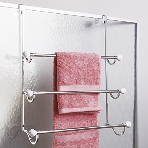 InterDesign iDesign York Metal Over the Shower Door Towel Rack