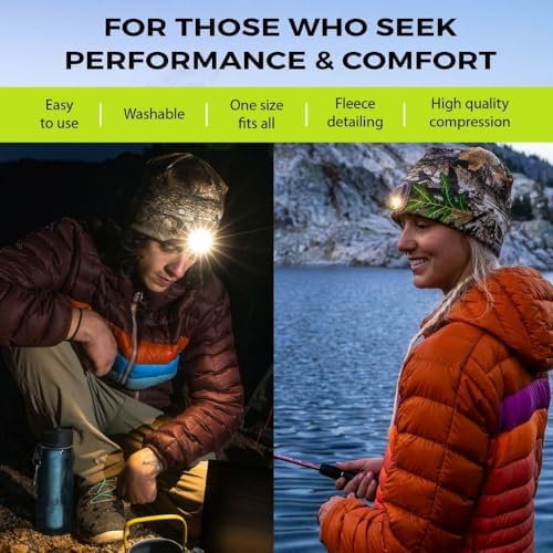 Powercap 30 USB Rechargeable LED Beanie - 150 Lumens - Dad Gift