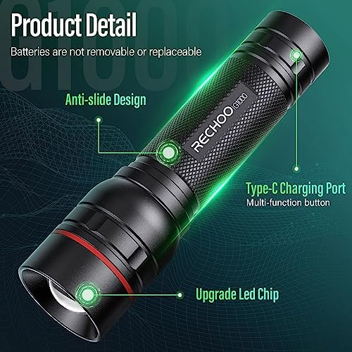 RECHOO Rechargeable Flashlight