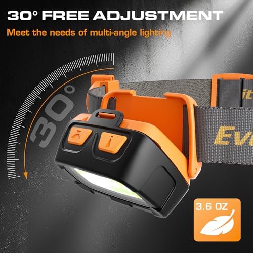 EverBrite 300-Lumen Headlamp with Dual Switch Lights