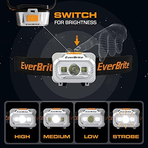 4 Lighting Modes - EverBrite LED Headlamp