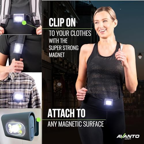 Safe Lightweight Magnetic Stick-On Running Walking Light