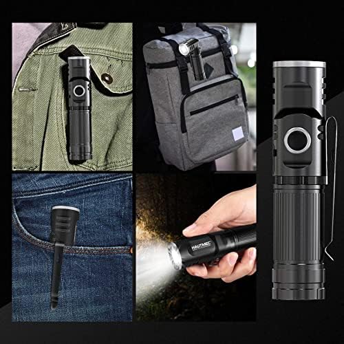 HAUTMEC Rechargeable LED Flashlight