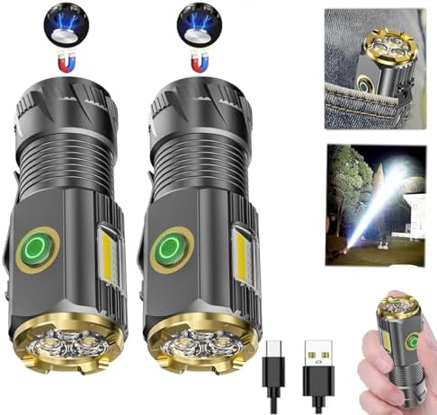 Rechargeable Mini LED Flashlight with 9000 Lumens