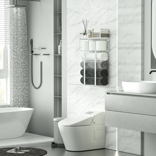 Xstydes Towel Racks for Bathroom White