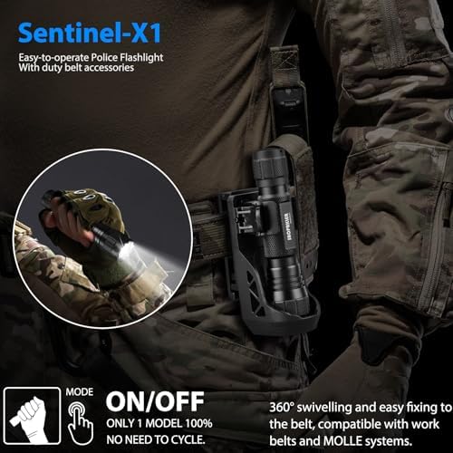 Tactical Flashlight with holster