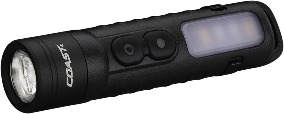 Coast KL35R Rechargeable LED Pocket Flashlight with RED Light