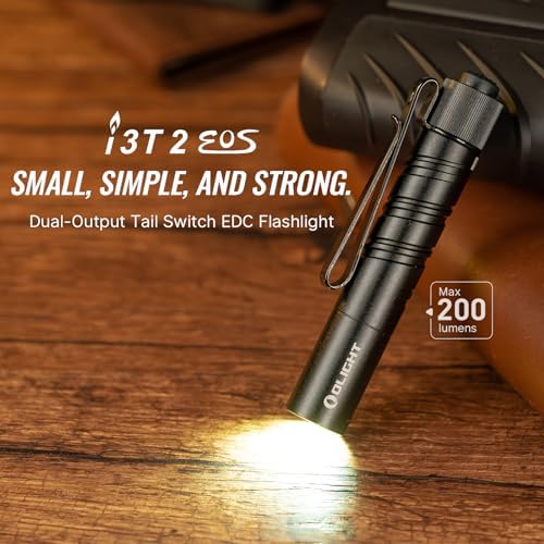 B- E- 200 Lums EDC Flashlight