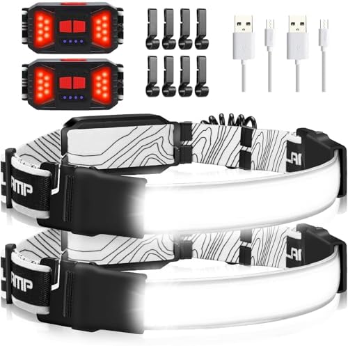Rechargeable Headlamp with 1000 Lumens and 6 Modes