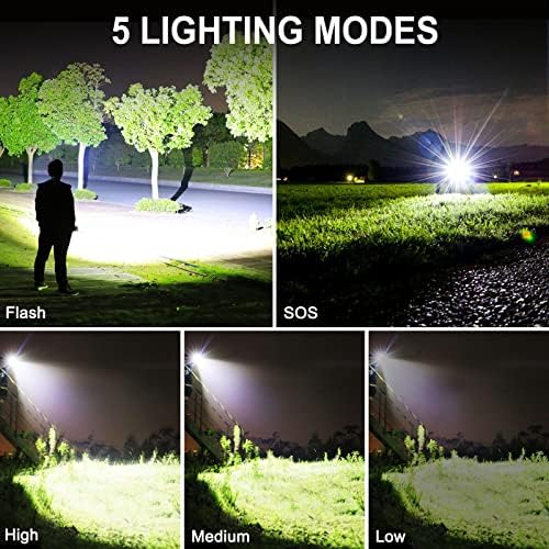 OMALIGHT XHP902 Rechargeable Flashlight