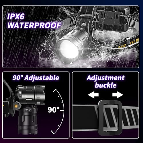 Bright Motion-Activated LED Headlamp
