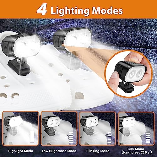 Bright Durable and Stylish Annbest Croc Headlights for Kids and Adults