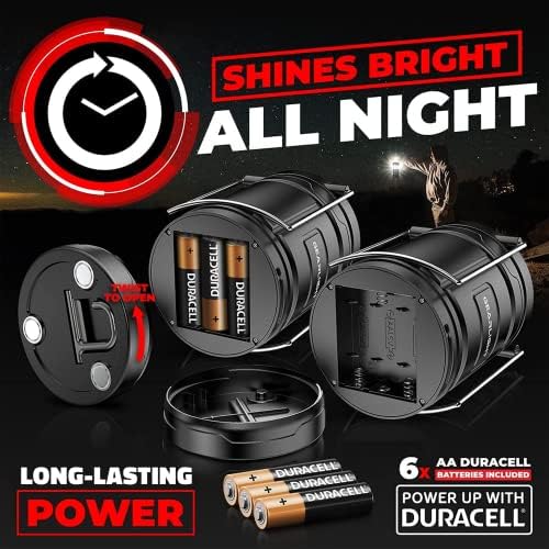 GearLight 2-in-1 Camping Lantern Portable LED with Magnetic Base