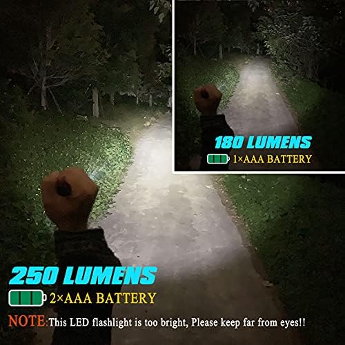 Compact Flashlight with 3 Modes
