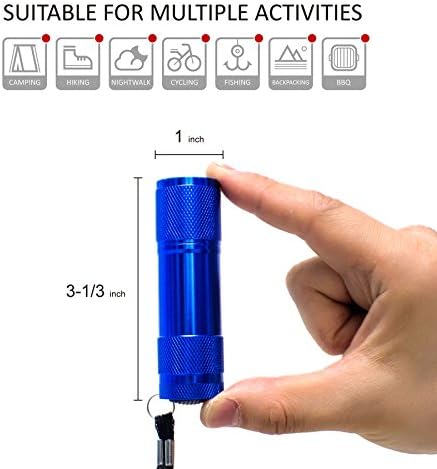 FASTPRO 4-Pack Aluminum LED Flashlight Set