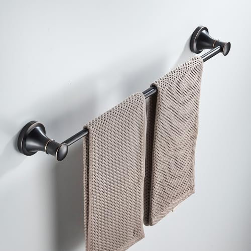 Adjustable Black Bathroom Towel Bar
