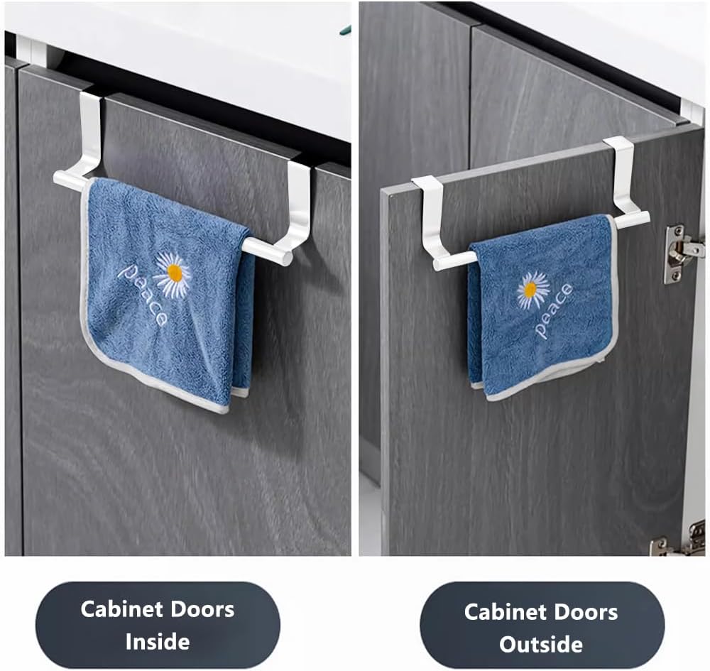 SITAKE 4PCS Cabinet Door Towel Bar Black