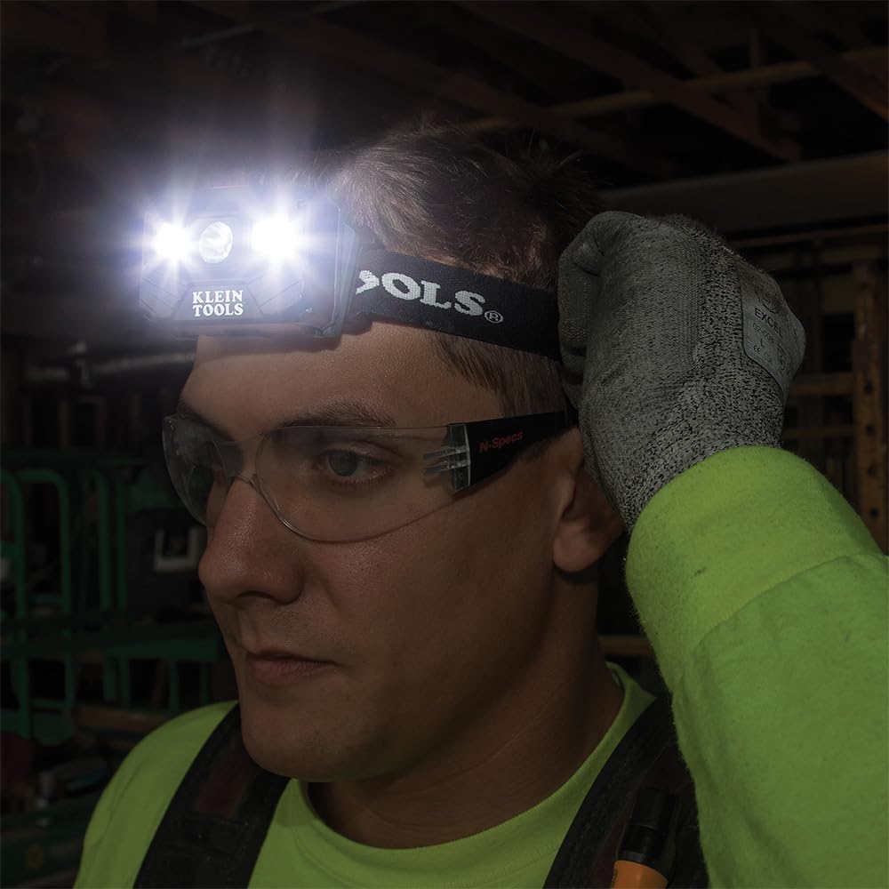 Klein Tools 56048 Rechargeable Auto-Off LED Headlamp