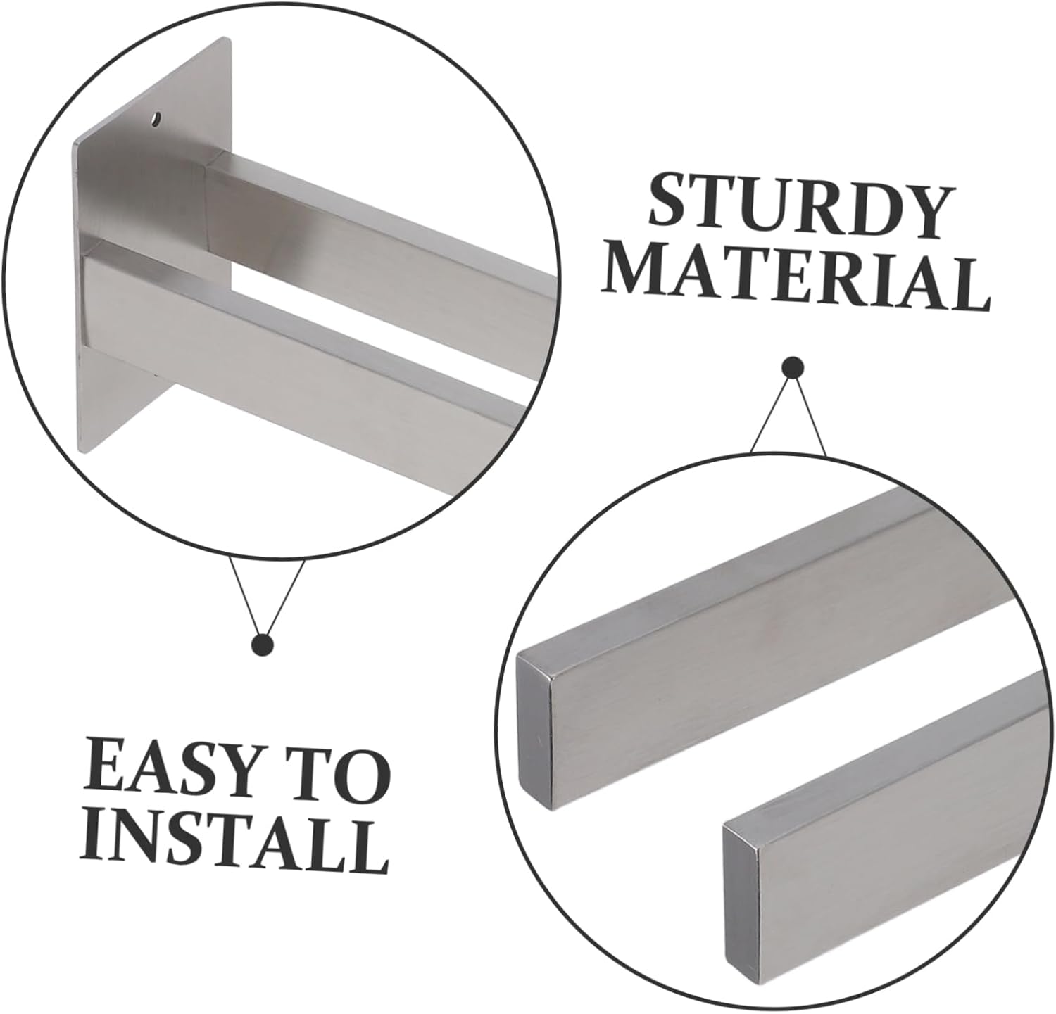 Luxshiny 304 Stainless Steel Towel Holder