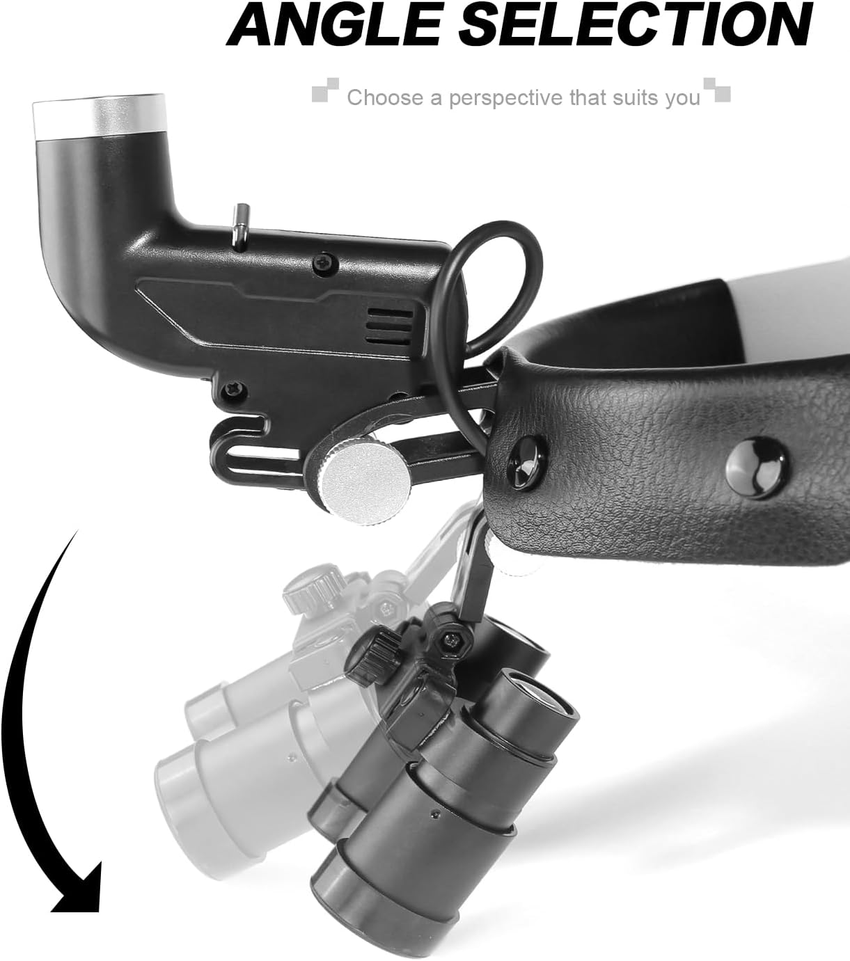5W LED Headlamp for Loupes with Adjustable Headband and Magnifying Frames