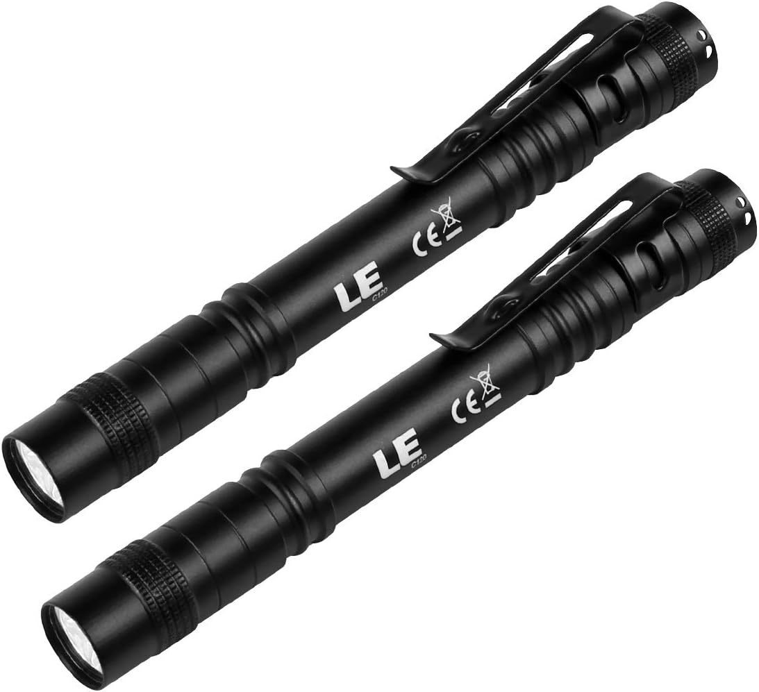 LE LED Pen Flashlight Lightweight Durable