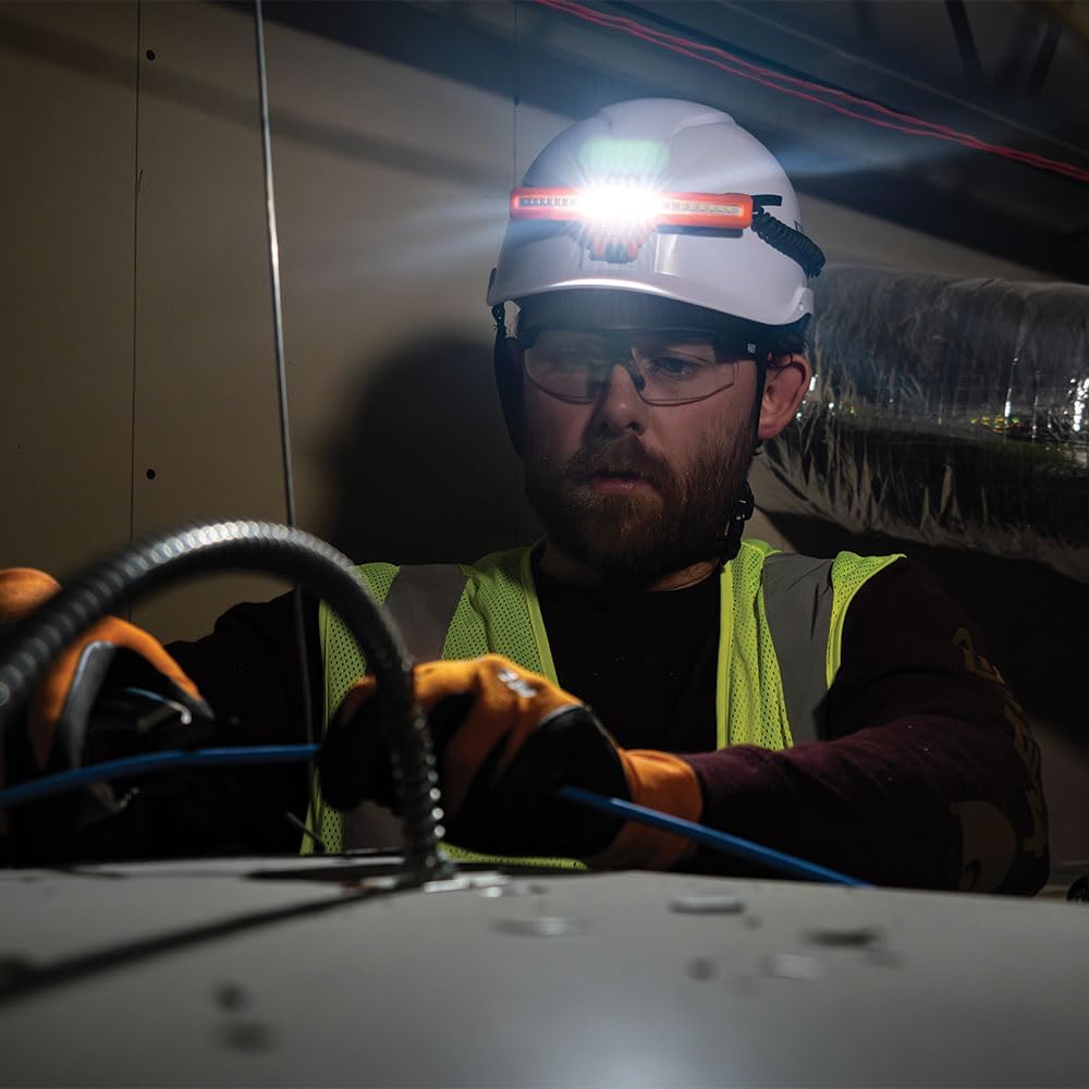 Klein Tools KHH56308 Rechargeable LED Wide-Beam Handheld Headlamp