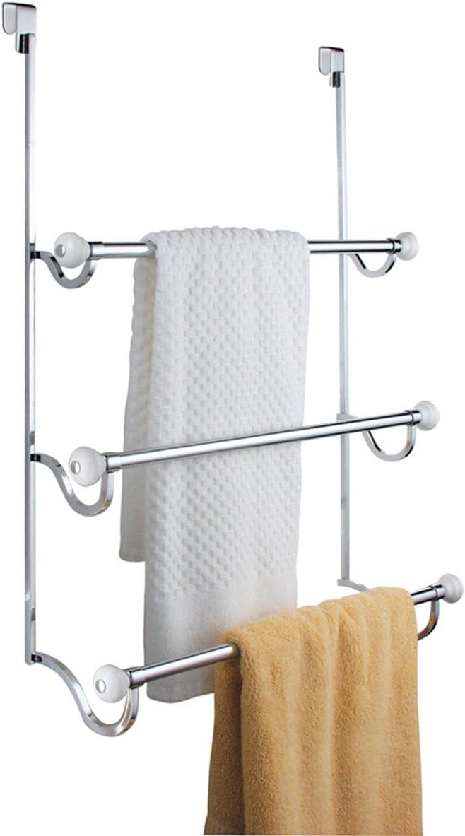InterDesign iDesign York Metal Over the Shower Door Towel Rack