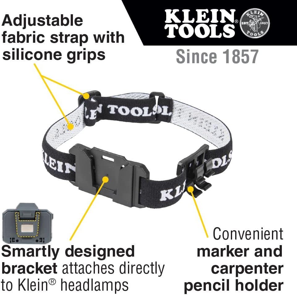 Klein Tools Compact Headlamp Bracket and Fabric Strap