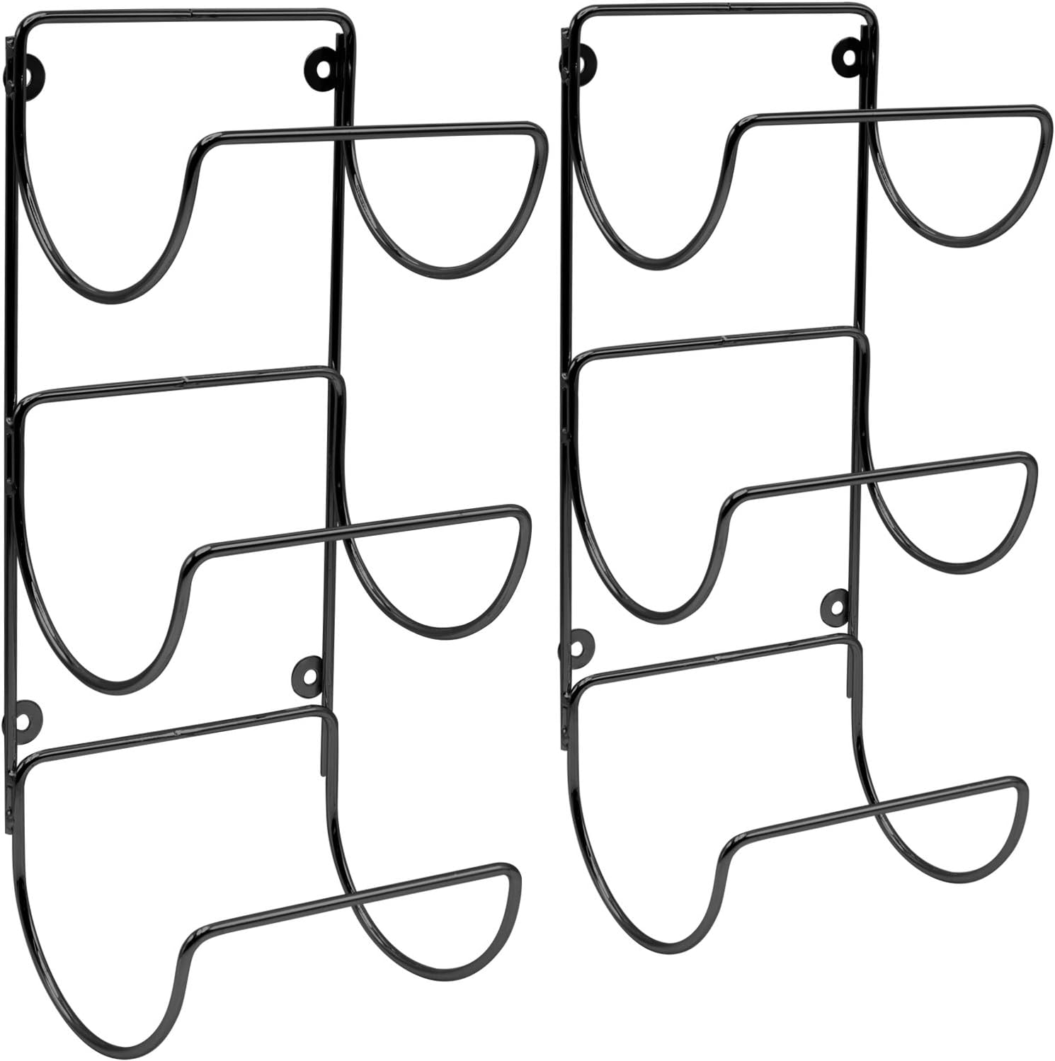 Sorbus 6-Level Towel Rack - Black Set of 2