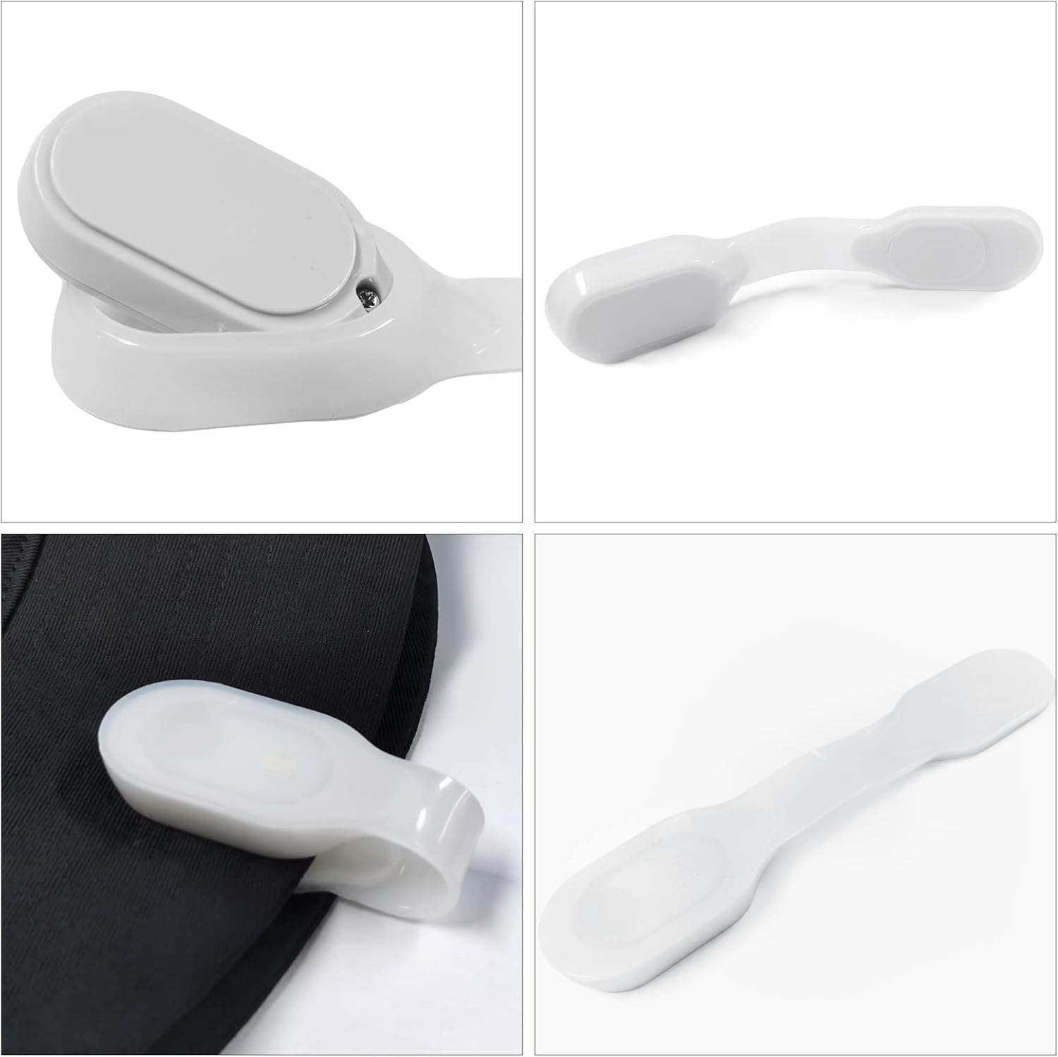 Hands-Free Emergency Clip-On LED Flashlight for Night Shift More