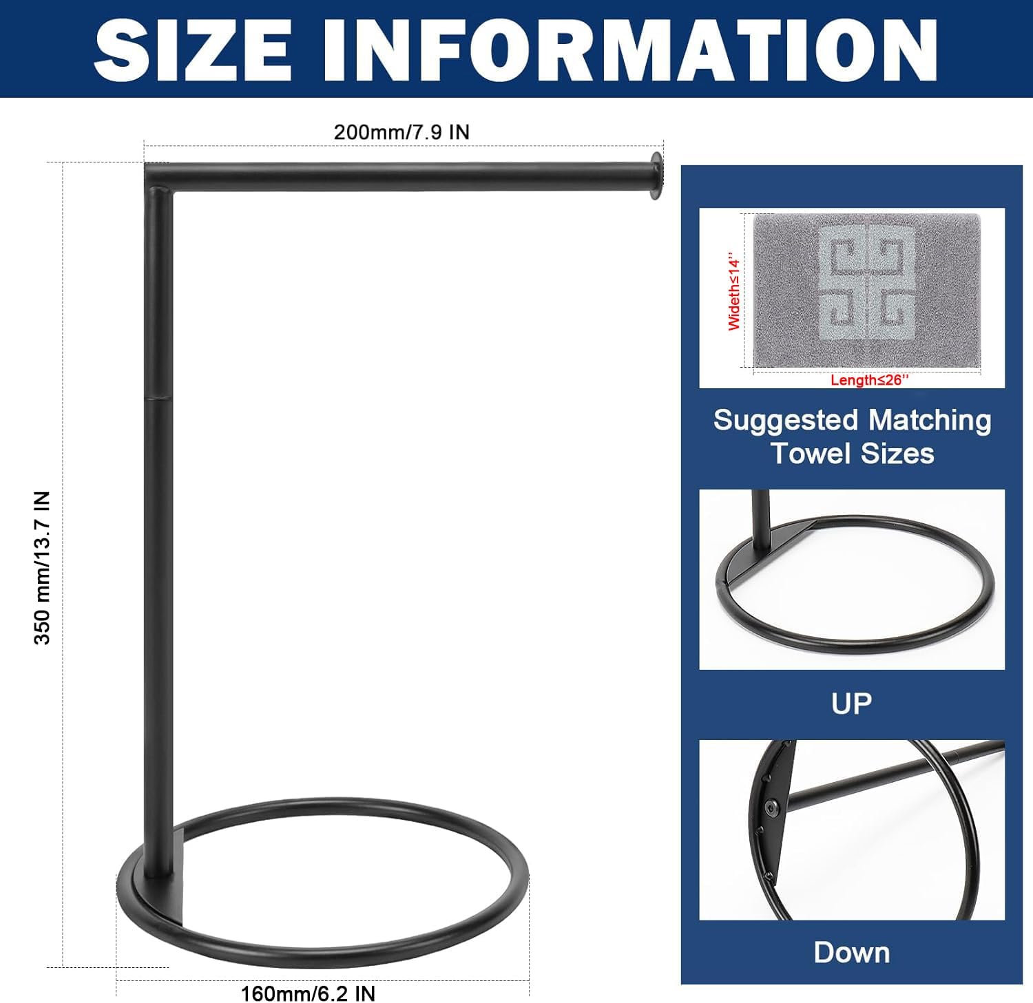 NearMoon Hand Towel Holder Stand