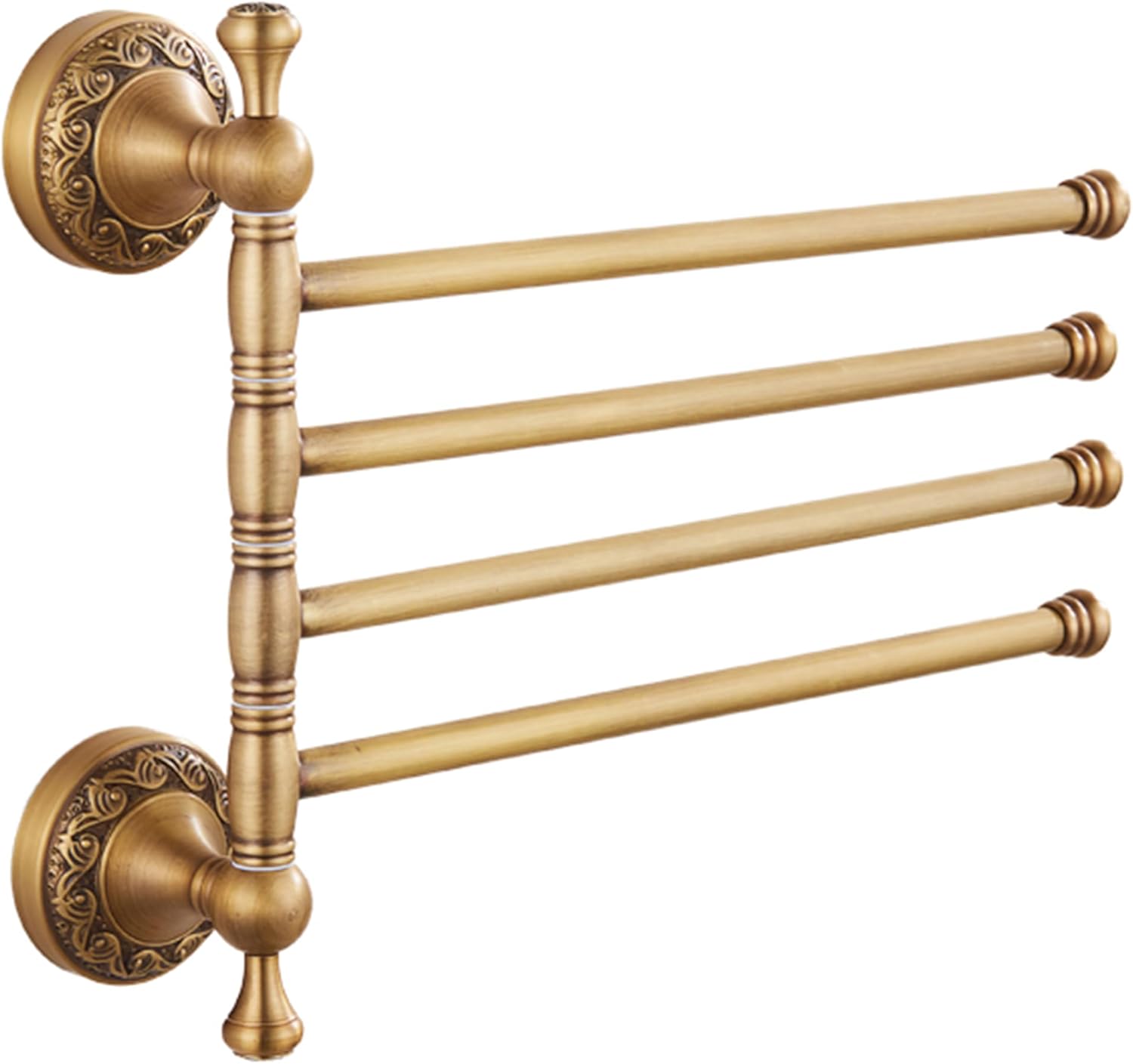 Antique Bronze Swivel Towel Rack for Bathroom Storage