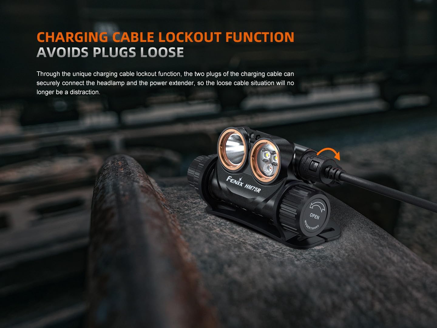 Fenix HM75R 1600 Lumen USB-C Rechargeable Headlamp