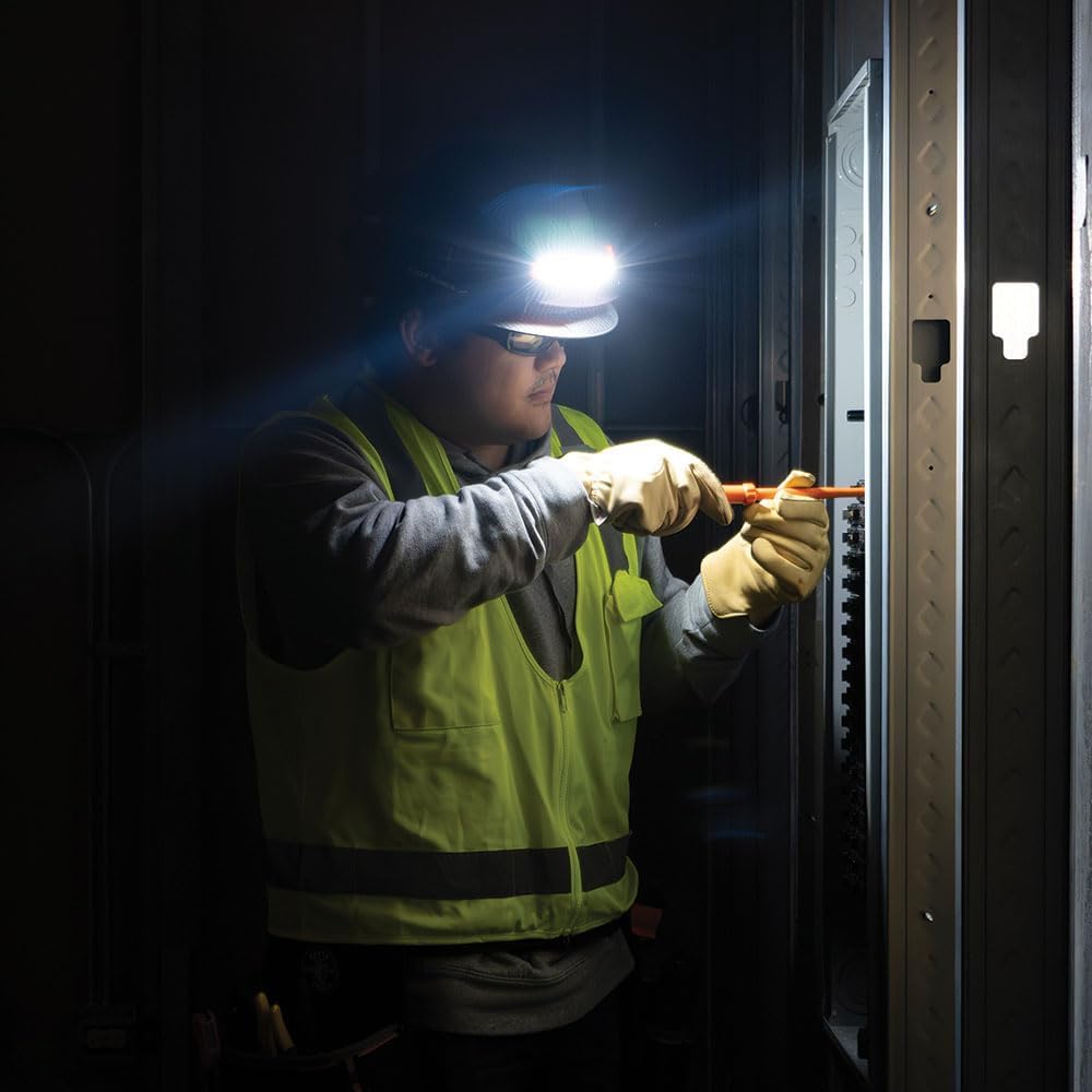 Klein Tools KHH56308 Rechargeable LED Wide-Beam Handheld Headlamp