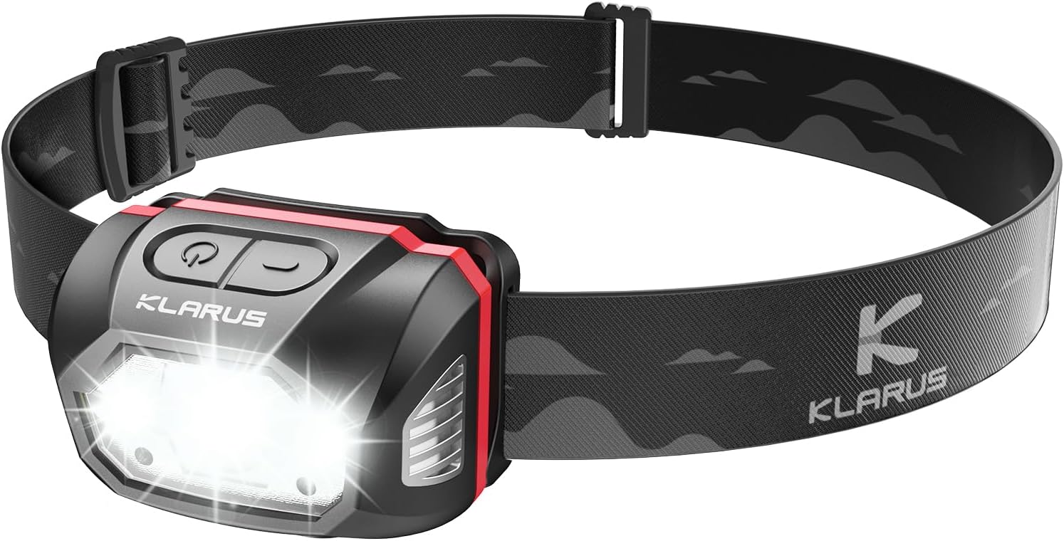 Kluvah HM1 70-Hour Waterproof Rechargeable Headlamp with Motion Sensor