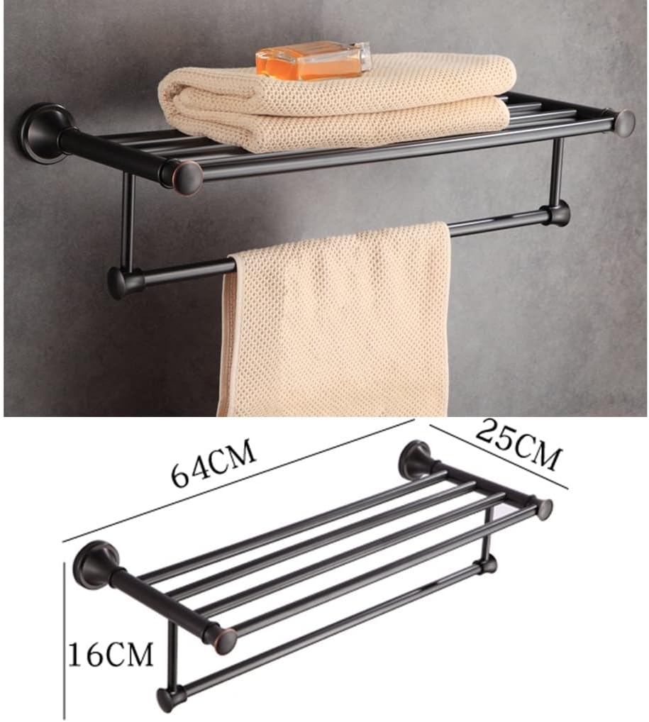 All-Copper Black Towel Rack
