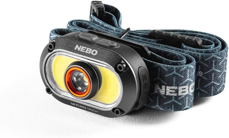 NEBOMYCRO 500 Lumens Rechargeable LED Headlamp