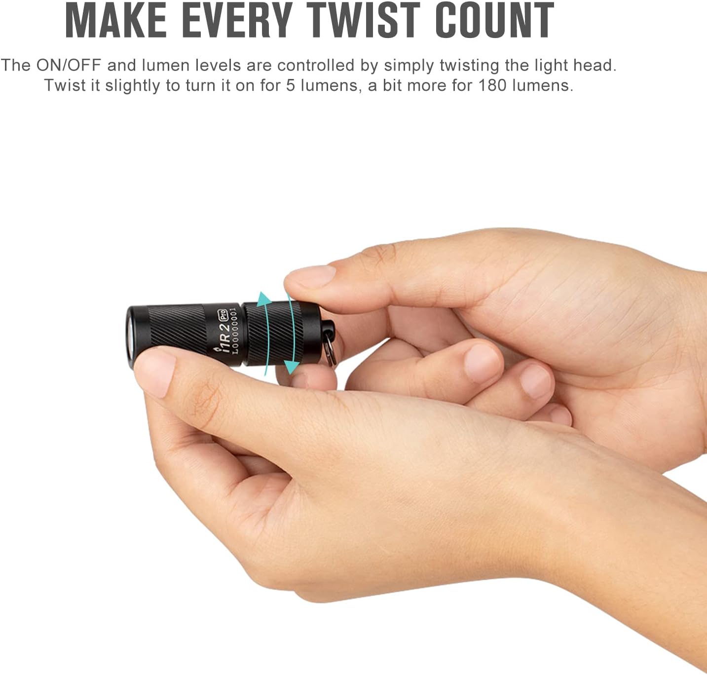 PORTABLE flashlight for EDC