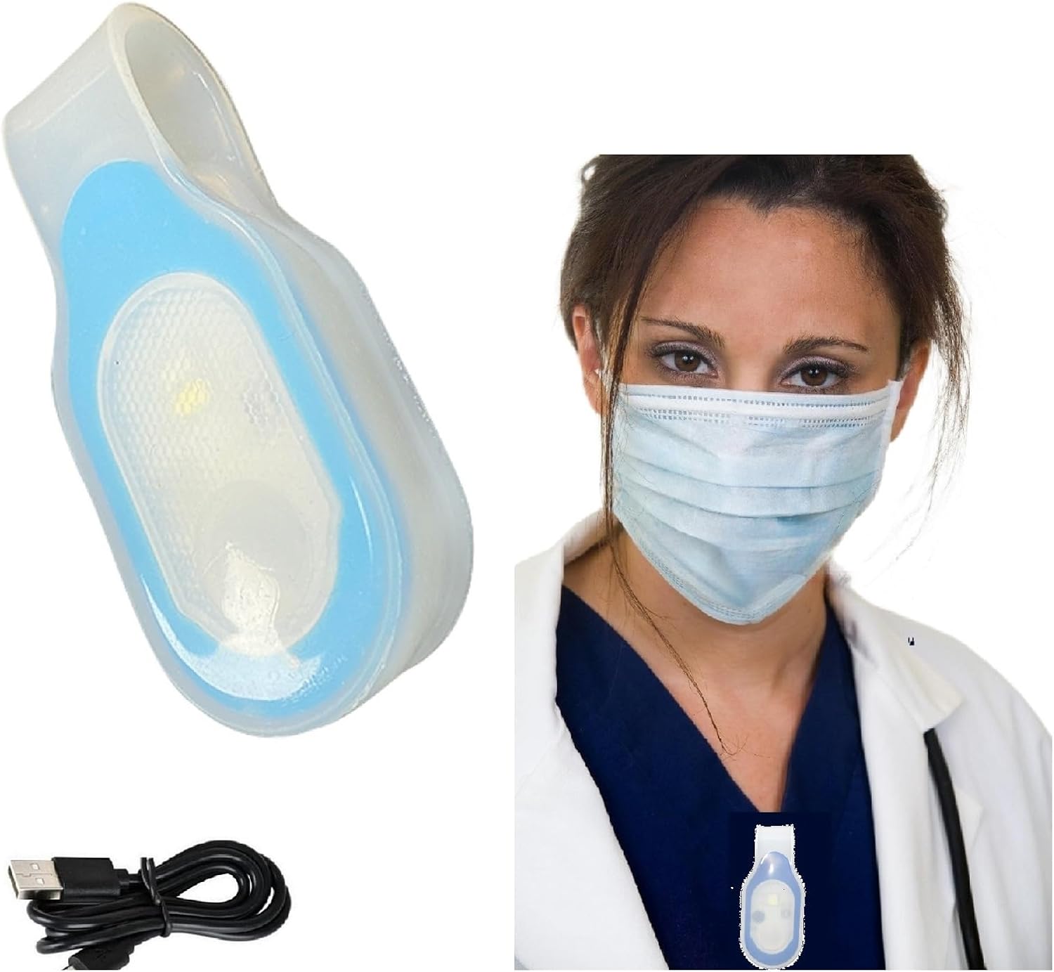 LED Clip-On Night Light for Nursing Shifts