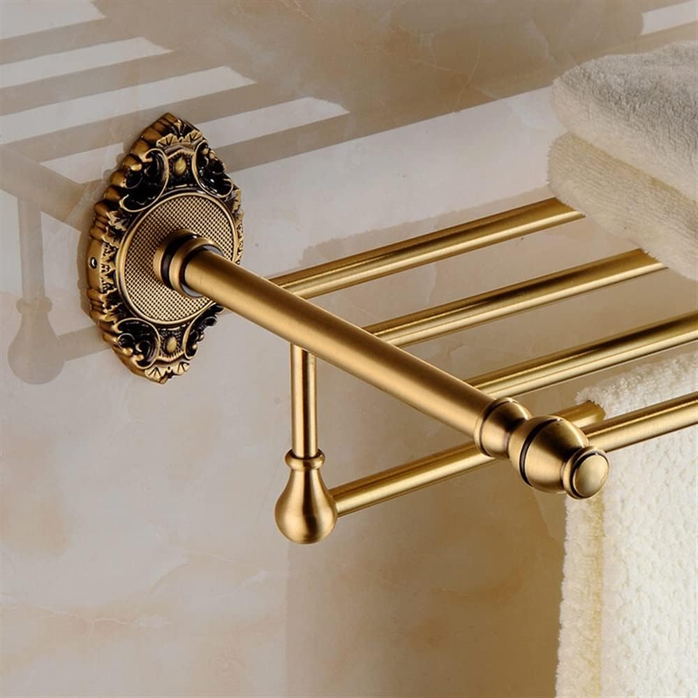 Antique Brass Towel Rack