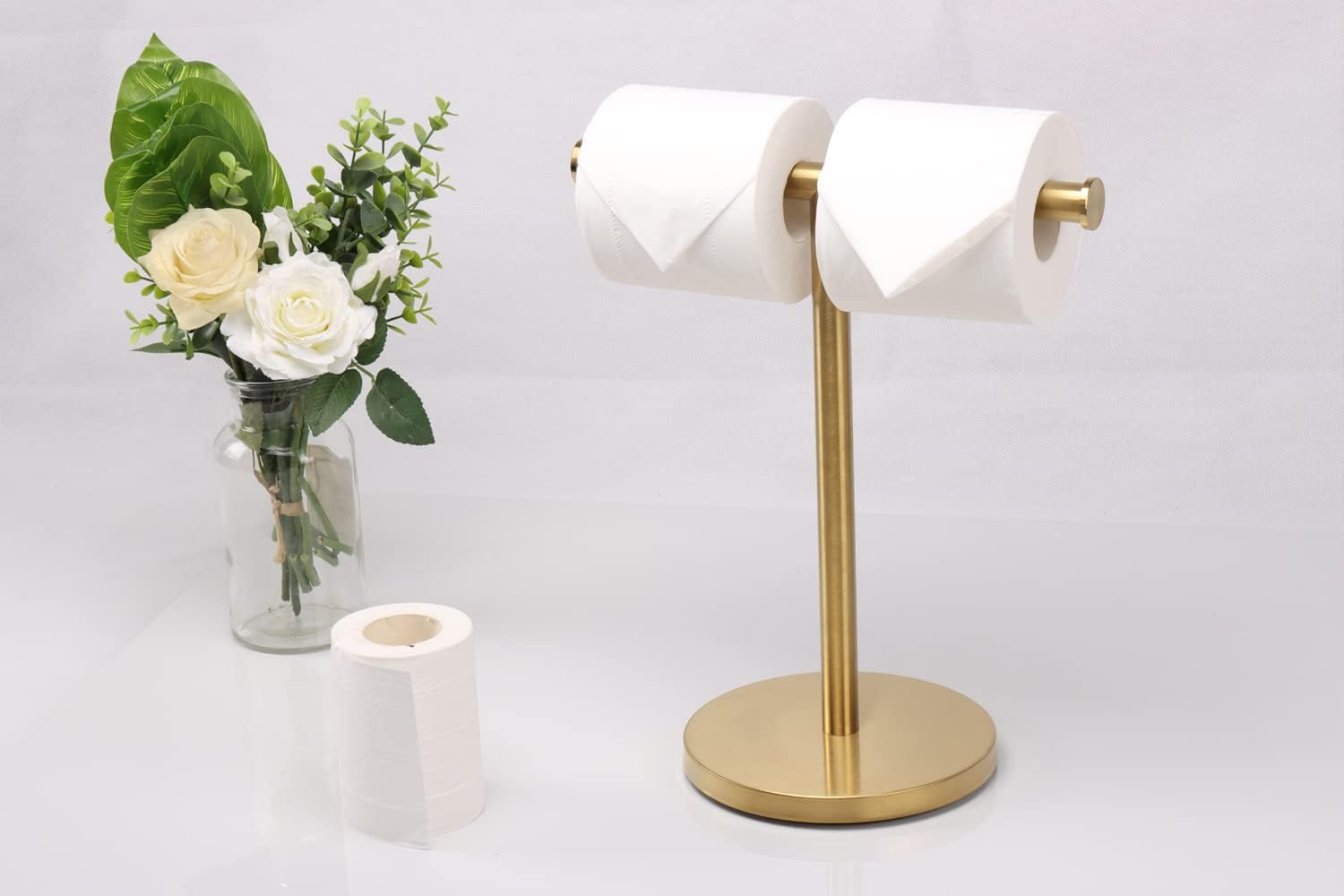 Sturdy Stainless Steel Towel Holder Stand for Bathrooms